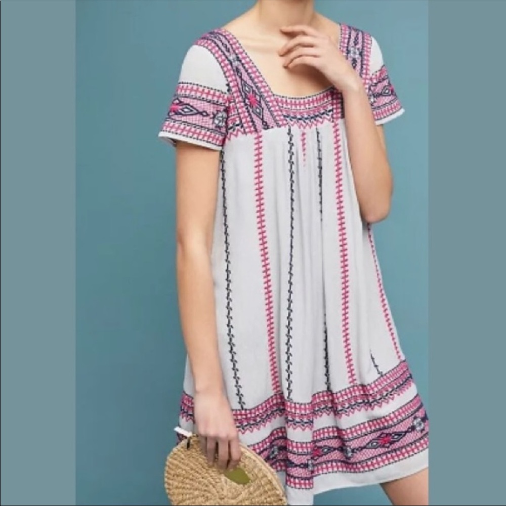 ⛄️Maeve Anthropologie Ruidoso embroidered dress
